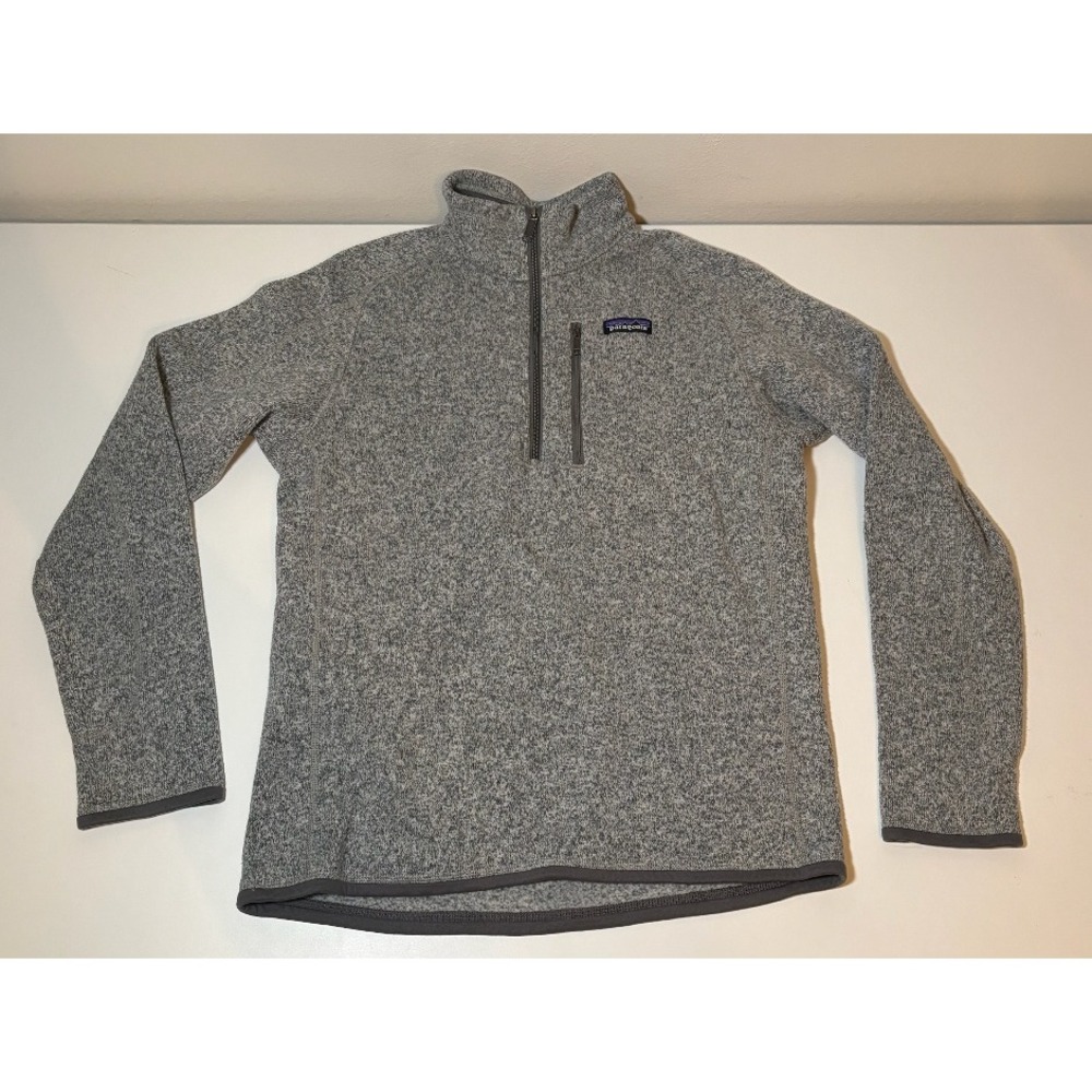 Patagonia Men's Quarter Zip Fleece Pullover | Gray | Medium